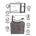 thumbnail image 4 of Combo de Gabinete para Baño 07 Derecho con Lavamanos Y Monomando + Botiquin con Espejo, 4 of 5