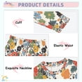 thumbnail image 3 of FORMRS Long Sleeve Top and Pants Pajama Set for Niños 2-Piece Sleepwear, Sizes 18M-8Y, Black Flowers Pattern, 3 of 6