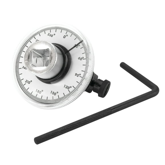 Performance Tool M205 1/2-Inch Torque Angle Gauge Tool, 360 Degree Angle Scale