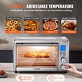 thumbnail image 4 of VEVOR 13-IN-1 Air Fryer Toaster Oven, 28L/29.6Qt Convection Oven, 1800W 2-Tier Toaster Ovens Countertop Combo with Wire Racks, Pizza Pan, Gloves, Home and Commercial Use, 4 of 9