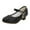 Black, variant on Girls Dress Shoes, Sparkly Mary Janes with Low Heel, School Dance Shoes for Fall Activities,Size:10.5-11 Years