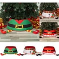 thumbnail image 7 of Inadays Christmas Tree Collar Christmas Tree Skirts Christmas Tree Decoration Indoor Stand Collar Basket Round Base Cover with Boots 23.6 inch Elf Boots, 7 of 7