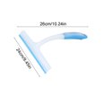 thumbnail image 3 of SUTENGDA T-Type Window Cleaner 24cm Double Sided Squeegee with Sponge and Mesh  Car Glass Windshield Cleaning Tool  Blue Plastic Handle with Hanging Hook  Home and Auto Glass Cleaning Too, 3 of 6