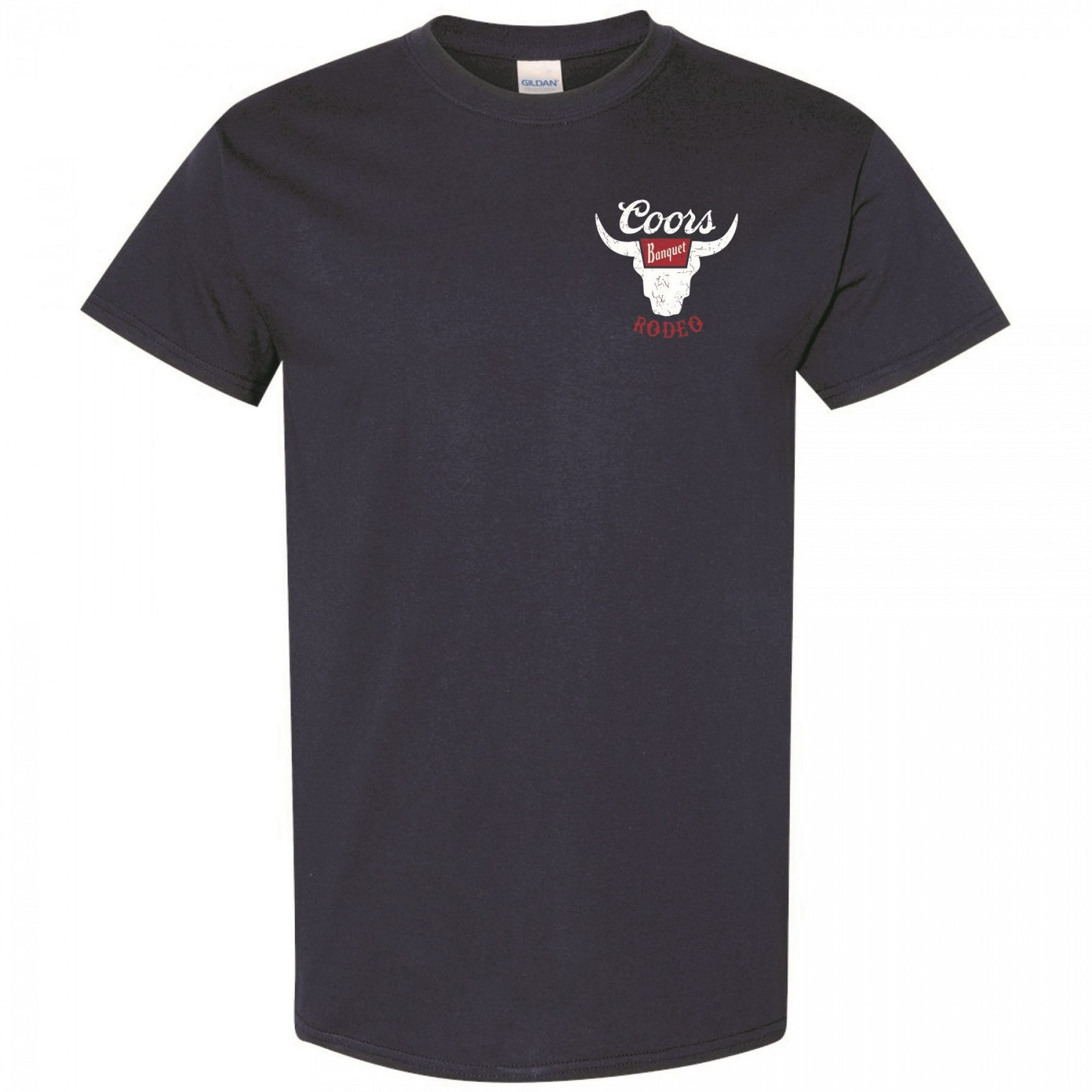 Coors Banquet Rodeo Navy Blue Colorway T-Shirt-Large