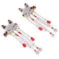 thumbnail image 3 of 1 par chino cuelga tassel horquilla metal animal clip de pelo panote decoración del cabello, 3 of 7