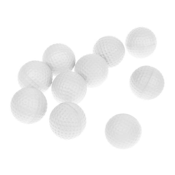 Pelotas para golf DYNWAVEMX 10 Profesionales de Espuma EVA para Práctica Blanco