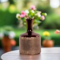 thumbnail image 3 of Indie Engraved Ceramic Bottle Vase, 3 of 9