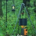 thumbnail image 4 of Outdoor Camping Foldable Stove with USB Charging Module, Portable 5000mAh 3.7V Wood-Burning Cookware Set for Off-Grid Cooking & Recharging, Lightweight 2.4lb Metal/Plastic Construction, Green/Orange, 4 of 6