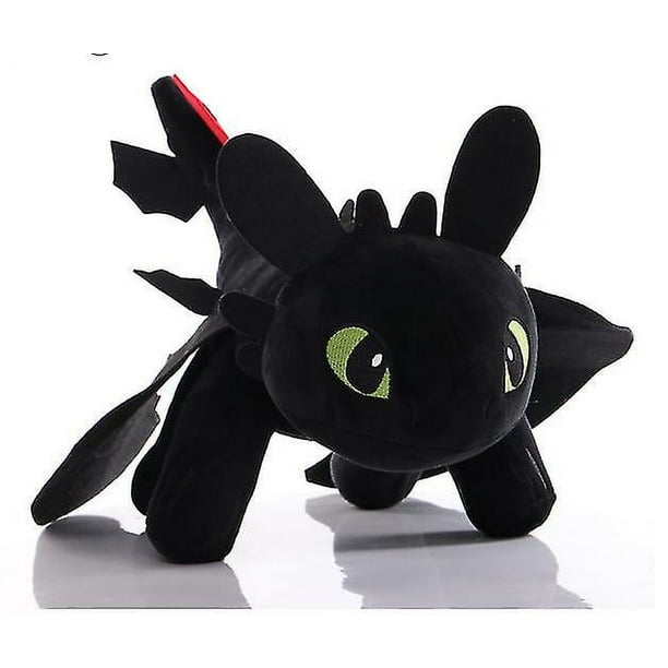 Muñeco de peluche YONGSHENG Dragón agachado 50cm negro