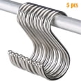 thumbnail image 1 of RYRDWP Stainless Steel Hooks Kitchen Metal S Pot Pan Hanger Clothes Storage, 1 of 5