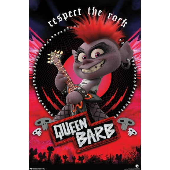 DreamWorks Trolls 2 - Barb Wall Poster, 14.725" x 22.375"