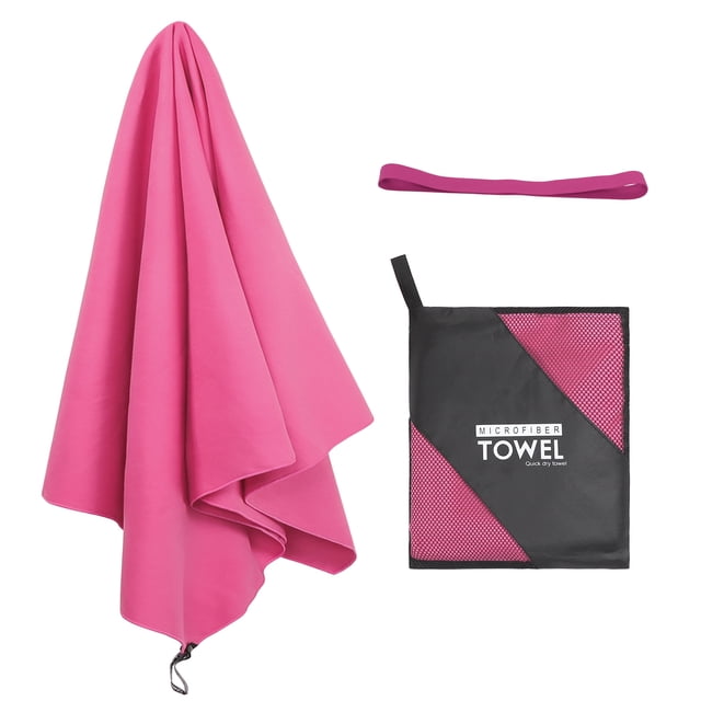 Unique Bargains Microfiber Quick-dry Sand Free Beach Travel Towel 30'x60'