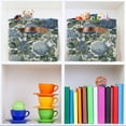thumbnail image 6 of Yayeee Canvas Storage Basket with Handles for Shelves Fabric Bins Closet Organizer, Watercolor Hydrangeas Pattern, 6 of 8