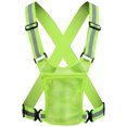 thumbnail image 1 of Chaleco Reflectante para Correr Al Aire Libre Tirantes Ropa Reflectante para Correr Noche Chaleco Reflectante para Ciclismo Con Bolsillo (con Verde), 1 of 9