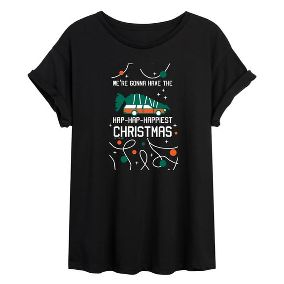 National Lampoon's Christmas Vacation - Hap-Hap-Happiest - Women's Oversized T-Shirt