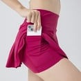 thumbnail image 6 of XBASW Tennis Skirts for Women with Back Pocket High Waisted Athletic Skirt Quick Dry Golf Skort for Workout Running S- 2 XL, 6 of 11
