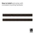 thumbnail image 3 of Umbra Flip Wall Mounted Coat Rack,Black/Walnut, 3 of 6