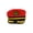 Red, variant on Mens Adjustable Captain's Cap - Red