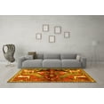 thumbnail image 3 of Ahgly Company Indoor Square Animal Yellow Traditional Area Rugs, 8' Square, 3 of 4