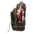 thumbnail image 2 of Jesus The Good Shepherd Catholic Devotion Water Fountain Feature Sculpture 16"H, 2 of 9