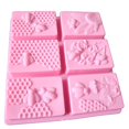 thumbnail image 2 of Silicone 3d Chocolate Soap Mold Cake Candy Baking Mould Baking Pan Tray Molds1pc,color Random Delivery), 2 of 5
