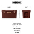 thumbnail image 5 of RTIC 65 Qt 84-Can Ultra-Tough Ice Chest Cooler, Chocolate Brown, 5 of 6