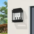 thumbnail image 5 of Livex Lighting Princeton 3 Light Wall Lantern, 5 of 8