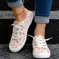 thumbnail image 4 of Pimfylm Womens Flats Women's Revona Low Wedge Ankle Strap Flats Shoes Pink 9, 4 of 5