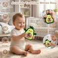 thumbnail image 5 of Baby Teething Toys Avocado, Silicone Rattle Teething Toys Baby Teether Sensory Toys for Grasping Chewing Sucking Hearing, 5 of 6