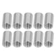 thumbnail image 5 of 10 piezas de tuerca de acoplamiento para conector de varilla redonda, rosca hembra, acero inoxidable 304, M12 x 1,75, 16 L 25 mm, 5 of 14
