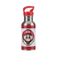 thumbnail image 2 of Paladone Super Mario Botella de agua con pajita de metal, talla única, multicolor, 2 of 4