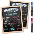 thumbnail image 1 of School Board Loddie Doddie de doble cara con rotuladores de tiza, 1 of 7