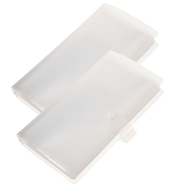 PENIKOKO 2Pcs Movie Ticket Booklet Transparent PP for Friends Organization Holiday