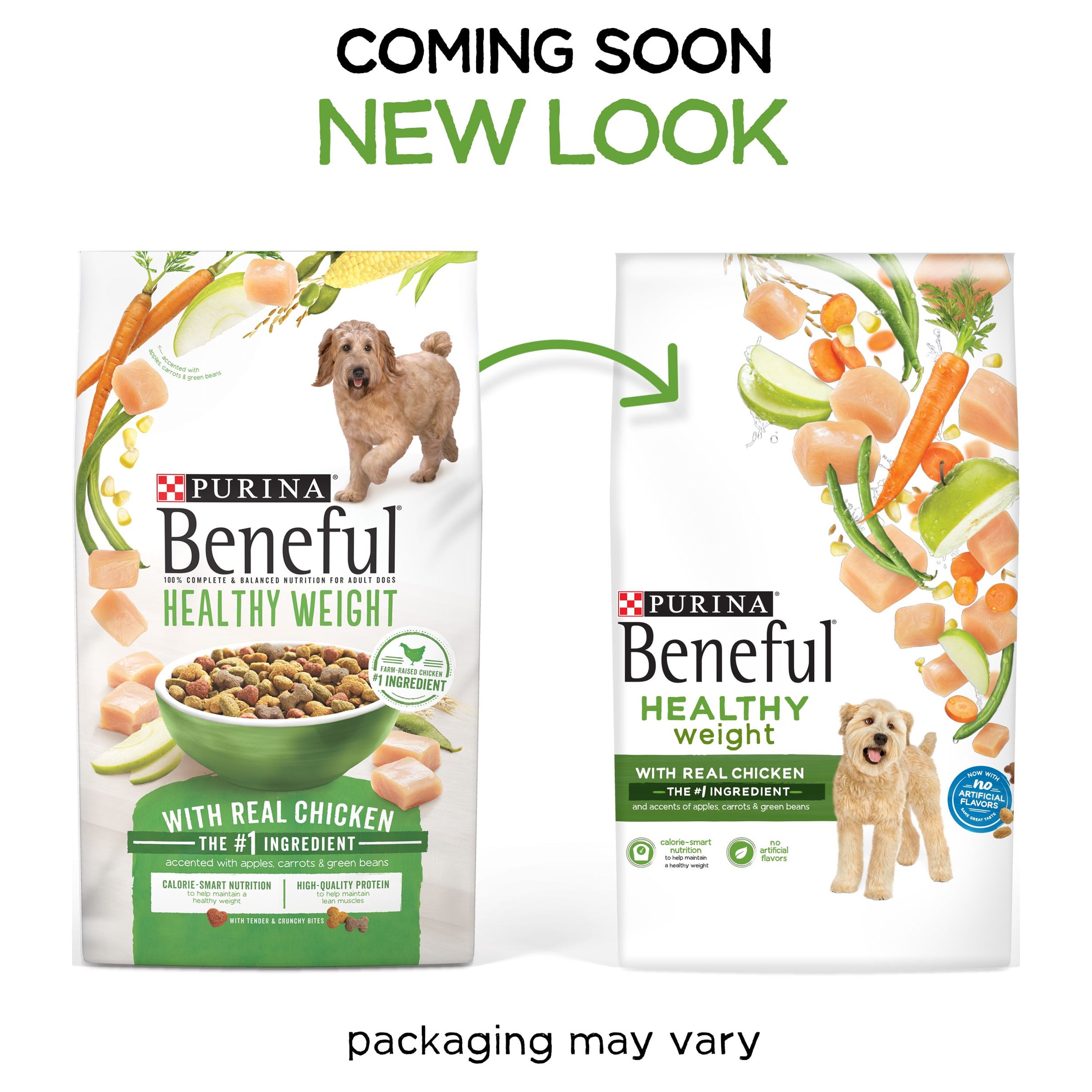 Purina Beneful Healthy Weight Dry Dog Food, Healthy Weight With Farm-Raised Chicken, 15.5 lb. Bag - image 3 of 15