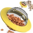 thumbnail image 2 of Generic Saturn Toy Dispensador de alimentos divertido e interactivo para perros y gatos, alimentación lenta para una mejor digestión (planeta amarillo), 2 of 5