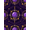 Purple, Pattern 3, variant on ODIKA Cosmic Eight Ball Glowing Silver Outline Scattered Stars Floor for Hallway, Study Room, Playroom, Non-Slip Low Profile