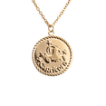 thumbnail image 1 of Collar para Mujer de Horóscopo LuckyLy, Acero Inoxidable con Baño de Oro 18k y Dije de Signo Zodiacal, Modelo Astra dorado UNITALLA, 1 of 8