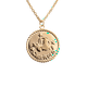 thumbnail image 1 of Collar para Mujer de Horóscopo LuckyLy, Acero Inoxidable con Baño de Oro 18k y Dije de Signo Zodiacal, Modelo Astra dorado UNITALLA, 1 of 8