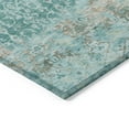 thumbnail image 3 of Addison Rugs Chantille Indoor/Outdoor Transitional Lattice Teal Machine Washable Rectangle Rug, 3' x 5', 3 of 7