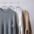 thumbnail image 6 of Utopia Home Premium Velvet Hangers 20 Pack - Non-Slip Clothes Hanger with Tie Bar - Grey Hangers with 360 Degree Rotatable Hook - Heavy Duty Coat Hanger, 6 of 9
