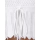 thumbnail image 5 of INSPIRAR CHIC Suéter Corto de Mujer Chaleco de Crochet Sin Mangas con Lazo Frontal Tops de Playa de Verano L Blanco, 5 of 6