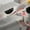 White Grey Pink, variant on Manfei Cute White Cat Blackout Curtains Set of 2 (52x84 Each) for Teen, Dreamy Stars Print Window Curtains, Kawaii Cartoon Kitten Curtains and Drapes, Curtains and Drapes Room Decor