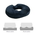 thumbnail image 1 of Cojín de donut para aliviar el dolor, almohada para sentarse, cómodo cojín de asiento de donut de espuma, 1 of 6