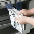 thumbnail image 4 of RITZ 3-Pack Solid and Multi Check Tie Towel Set, Federal Blue, 4 of 5