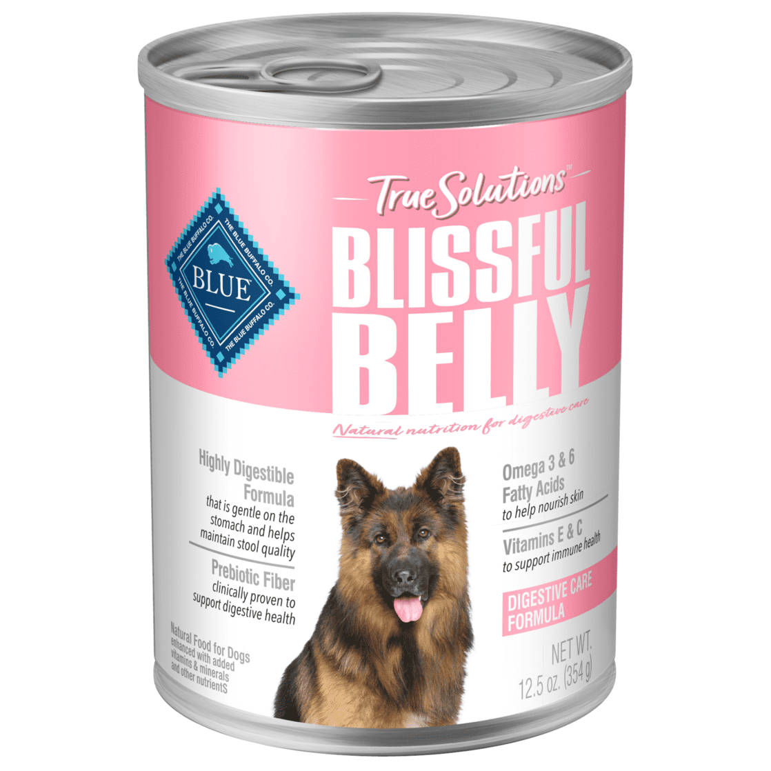 Blue Buffalo True Solutions Blissful Belly Natural Digestive Care Wet Dog Food, Chicken 12.5-oz Can