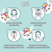 Llamacorn Sheet Masks by 7th Heaven for Kids - 4 Pc Mask