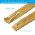thumbnail image 5 of Uxcell 59.1 Inch Chandelier Chain Cover Chain Protective Sleeve Washable with Zipper Gold Tone, 5 of 6