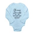 thumbnail image 1 of CafePress - Of Course I'M Cute Body Suit - Long Sleeve Infant Bodysuit, 1 of 1