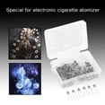 thumbnail image 2 of 100 piezas de alambre de resistencia para bobina de calentamiento de atomizador de accesorio de cigarrillo electrónico (28 GA/1,2 ohmios), 2 of 7