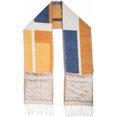 thumbnail image 4 of Navy & Golden Brown - 71" Brushed Acrylic Faux Fur Pocket Scarf, 4 of 4